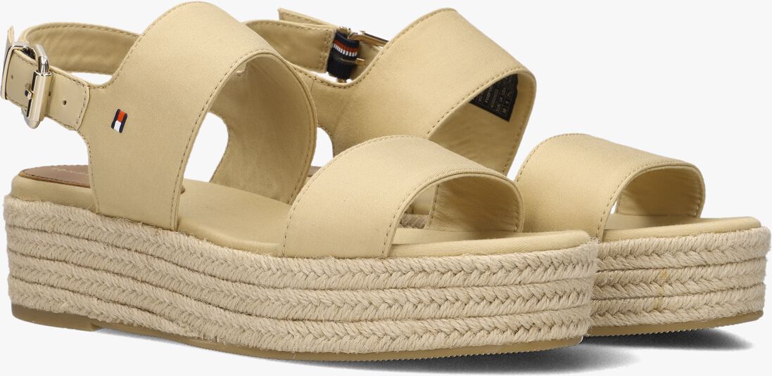 TOMMY HILFIGER beige tommy hilfiger espadrilles mid wedge sandal