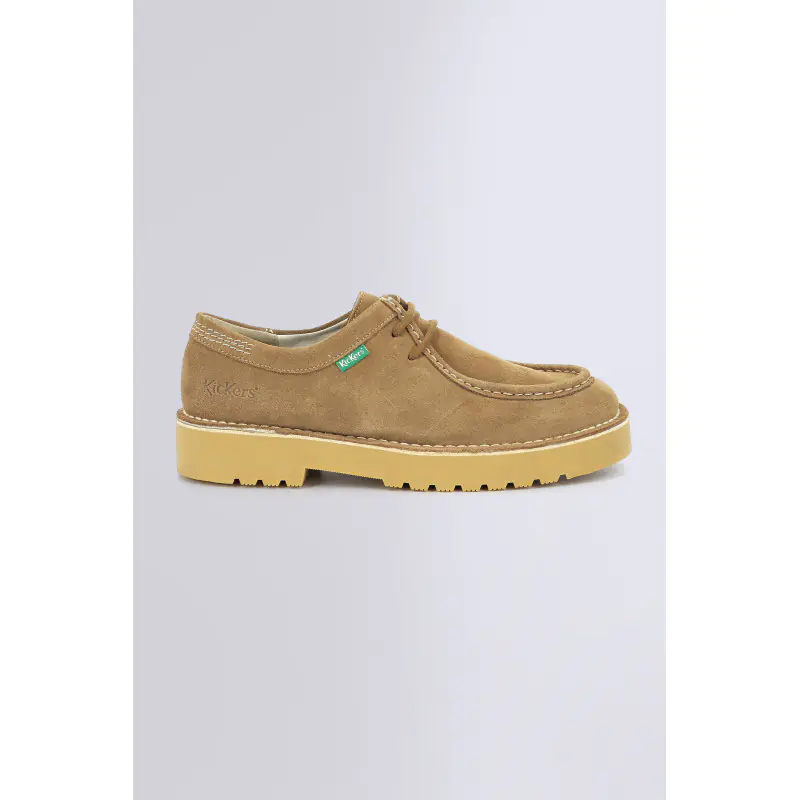 Daltrey low Camel DERBIES Cuir Homme