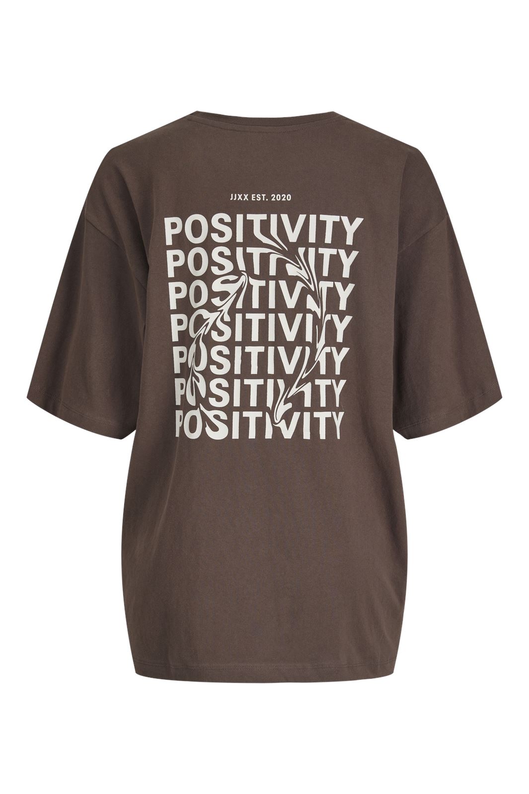 Jjxx Jxmillow Loose Ss Tee 4773089 seal brown positivity