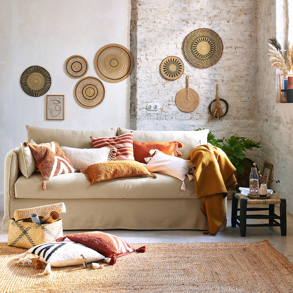 LA REDOUTE INTERIEURS<br>Conjunto de 3 decorações de parede, Jutlo