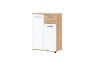 Kommode Jacky 1 Sonoma Eiche Nachbildung/Weiß 60 x 85 x 35 cm
