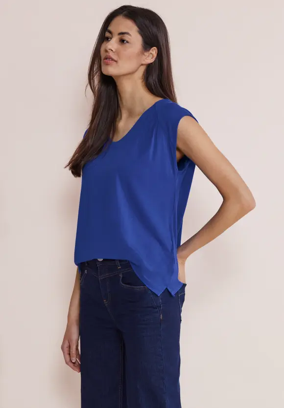 Jersey Top - intense royal blue