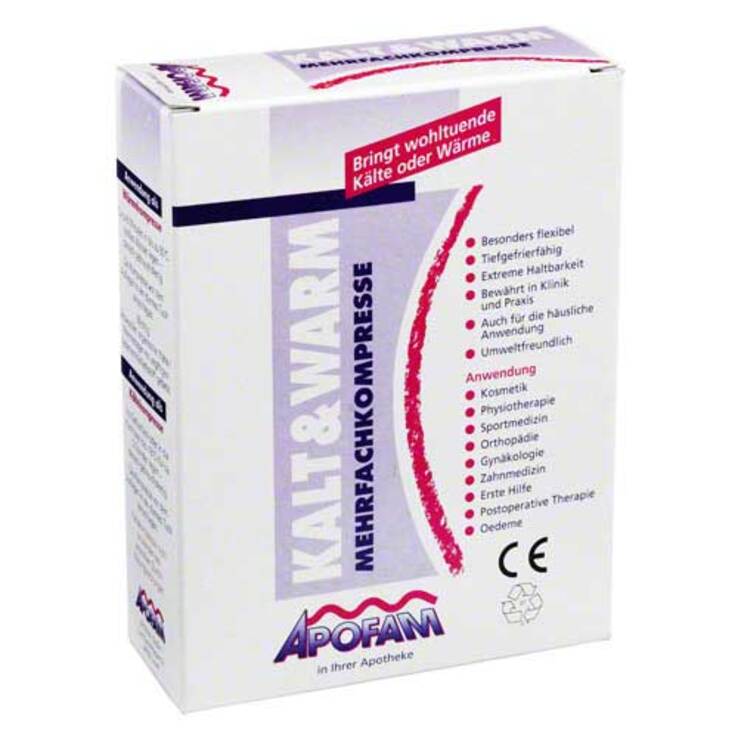 Apofam Kalt Warm Kompresse 12x28cm, 1 St