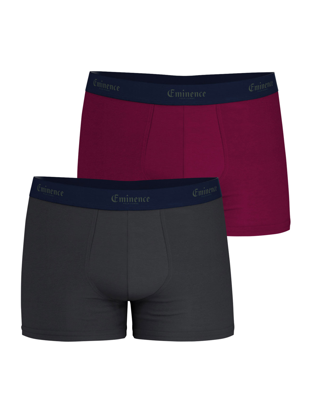 Lot de 2 boxers coton stretch