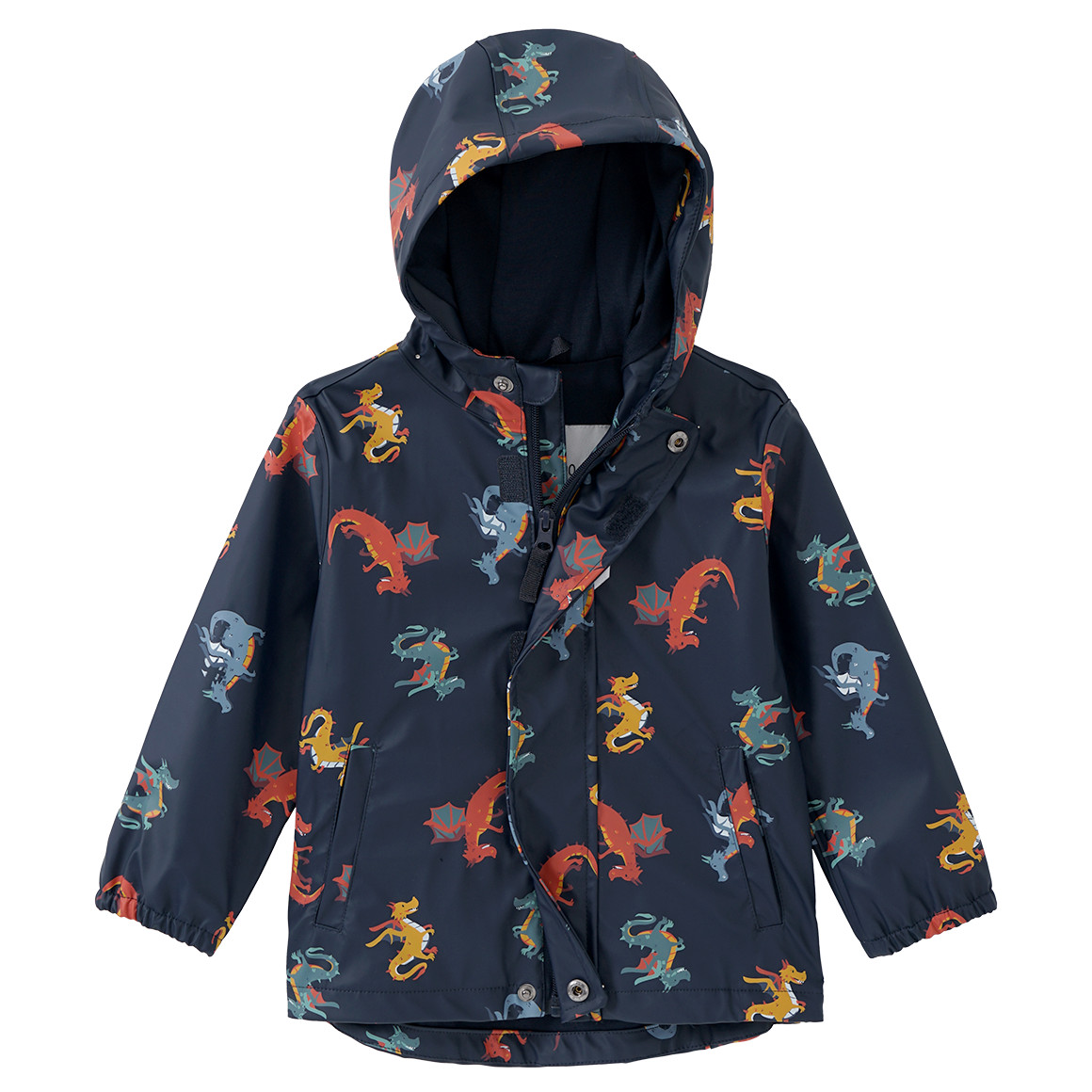 Topolino Jungen Regenjacke mit Drachen dunkelblau