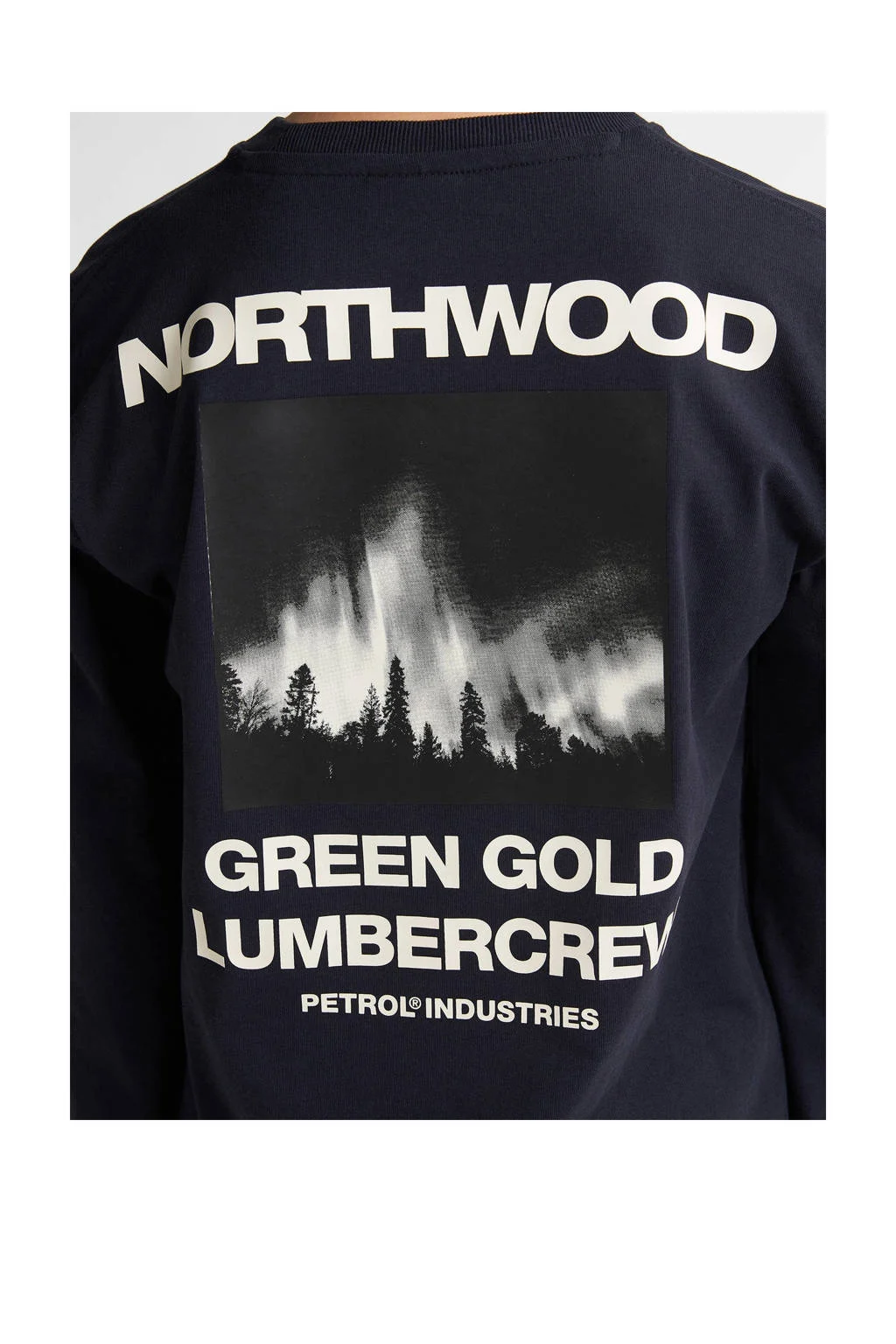 Petrol Industries longsleeve donkerblauw
