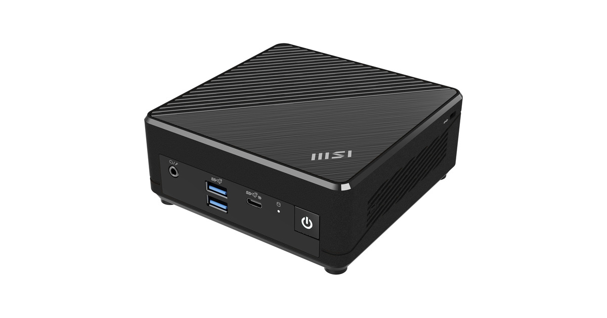 MSICubi N ADL S-078EU pc-systeem  (Zwart | N100 | UHD Graphics | 4 GB | 128 GB SSD)