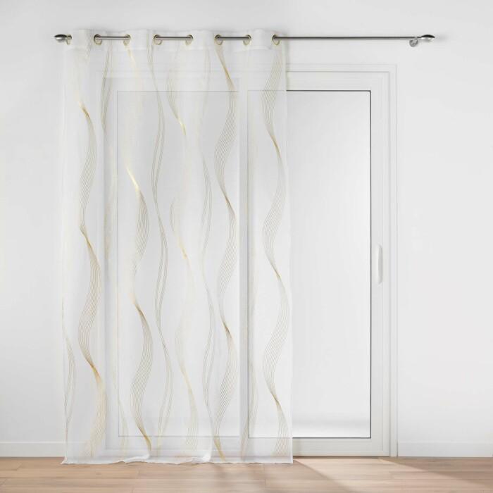 PANNEAU OEILLETS 140X240CM METALLISE ELONA OR