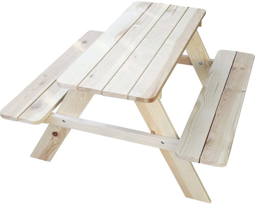 Houten tuinbank, 2-zits, natuurlijke afwerking