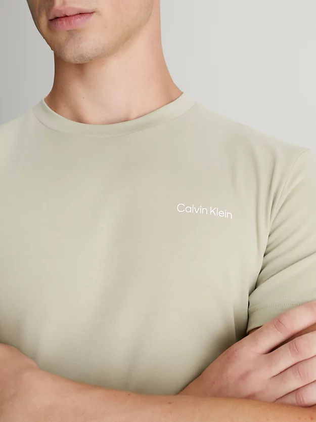 Camiseta de mistura de algodão