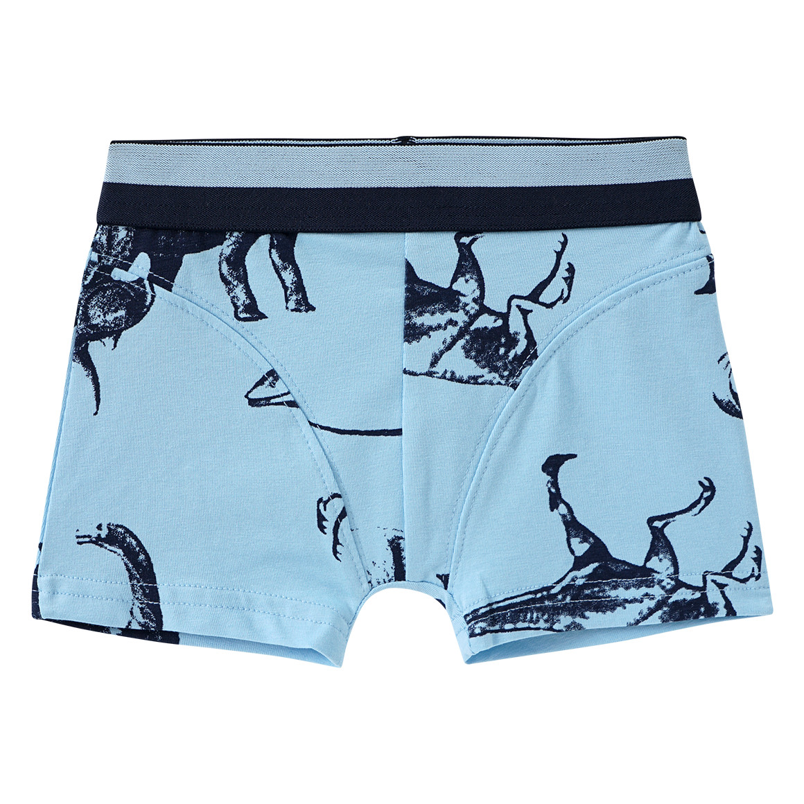Topolino 3 Jungen Boxer im Set hellblau / dunkelblau / hellgrau