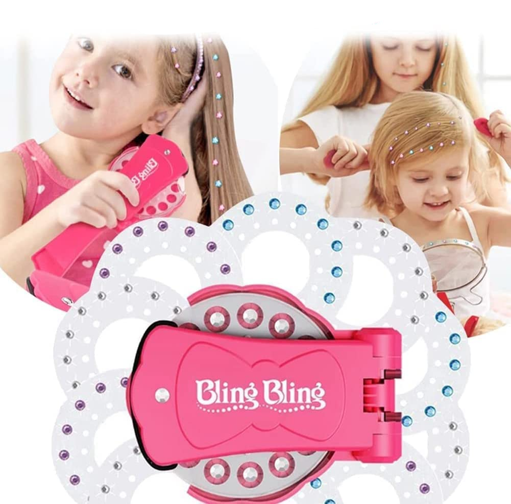 (11-tlg. Set) Strass Stein Stempel Haar Aufkleber Selbstklebende Glitzer Sticker - Div. Farben