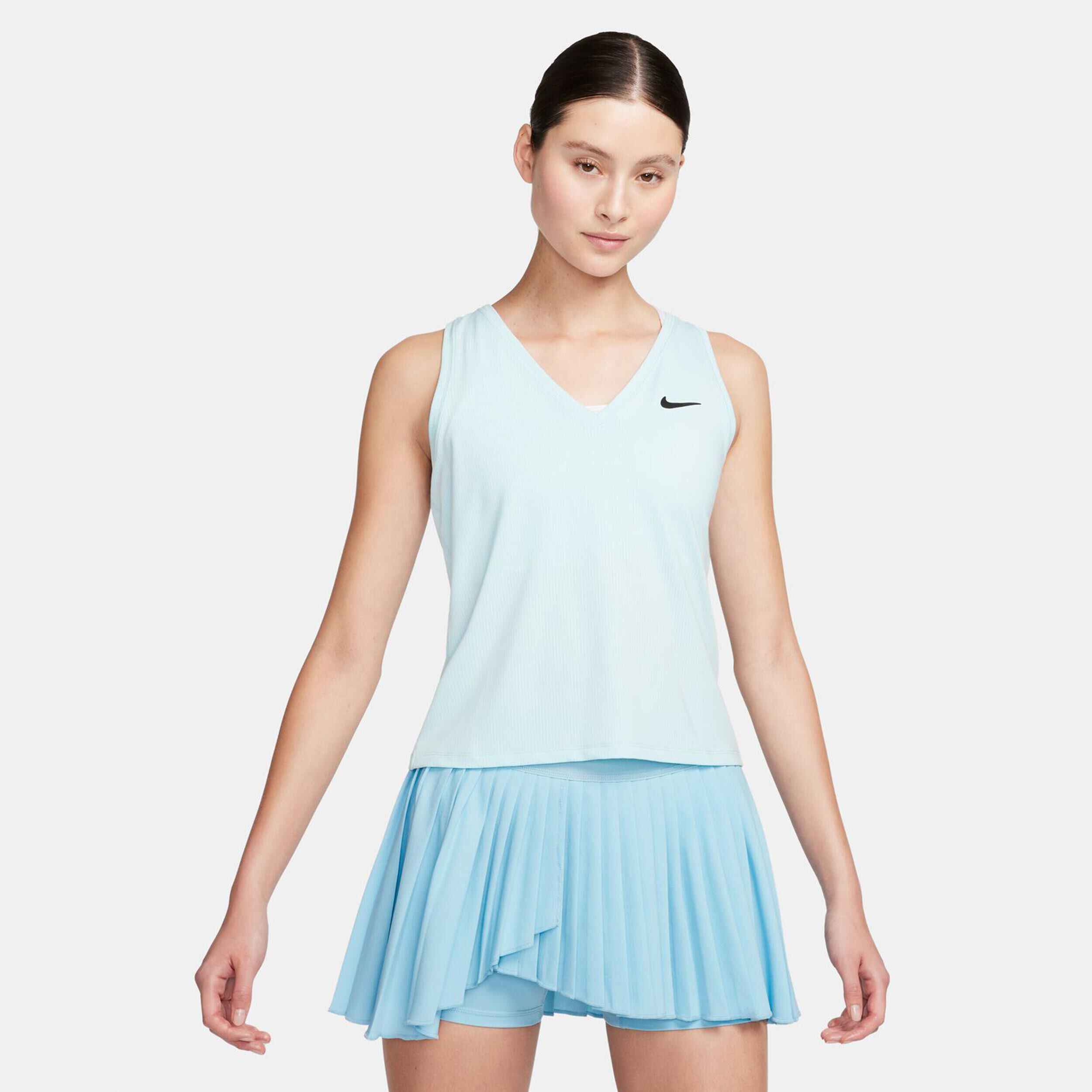 Nike Dri-Fit Victory Débardeur Tank Top Femmes - Bleu Clair , Noir