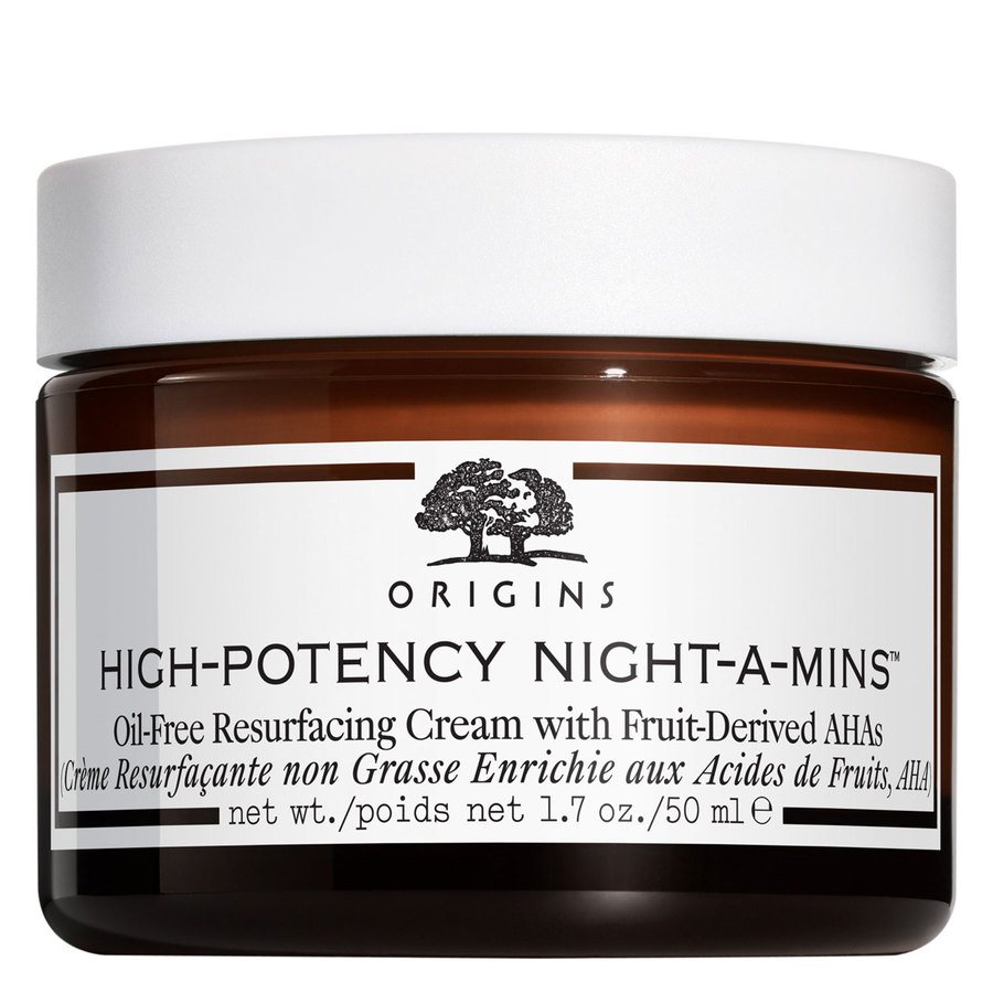 Origins High-Potency Night-A-Mins Oil-Free Resurfacing Cream with Fruit-Derived AHAs 50ml