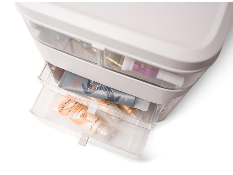 Rio Make-up Organizer Ultimate Beauty Storage Box Kosmetikbox mit Schminkspiegel
