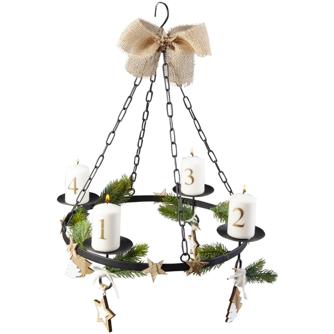 Dekohänger - Tannenbaum - aus Holz - ca. 7 x 1 x 7,5 cm - 2 Stück