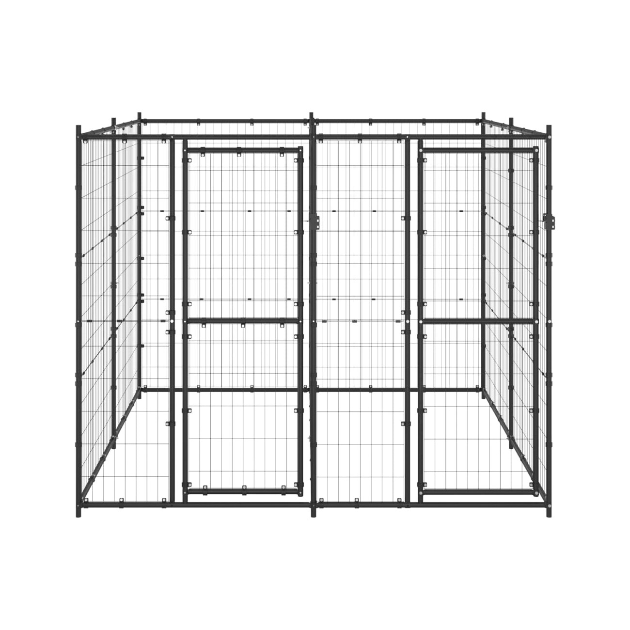 VidaXL Hundehütte 2,2 m, 2,2 m, 1,8 m