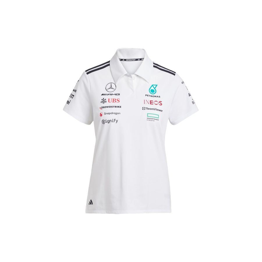 Adidas Polo blanc Mercedes - AMG Petronas Formula One Team
