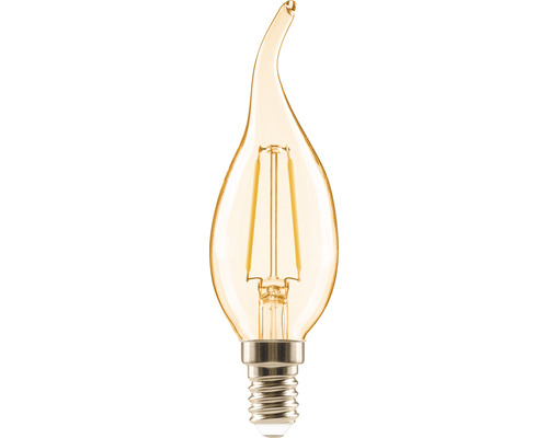 FLAIR LED kaarslamp CL35 E14/2W(18W) 180 lm 2000 K warm wit amber Windstoß kaarslamp