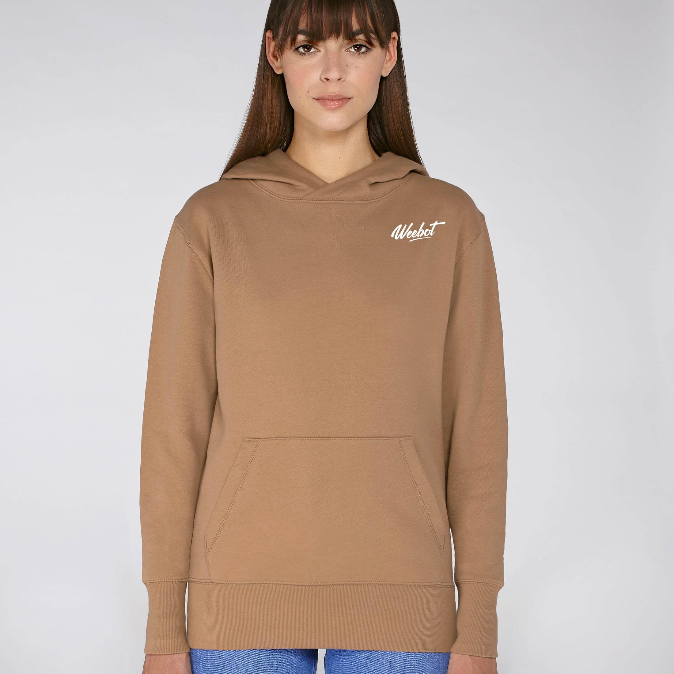 Sweat-Shirt à  Capuche Weebot CHILL Camel Logo