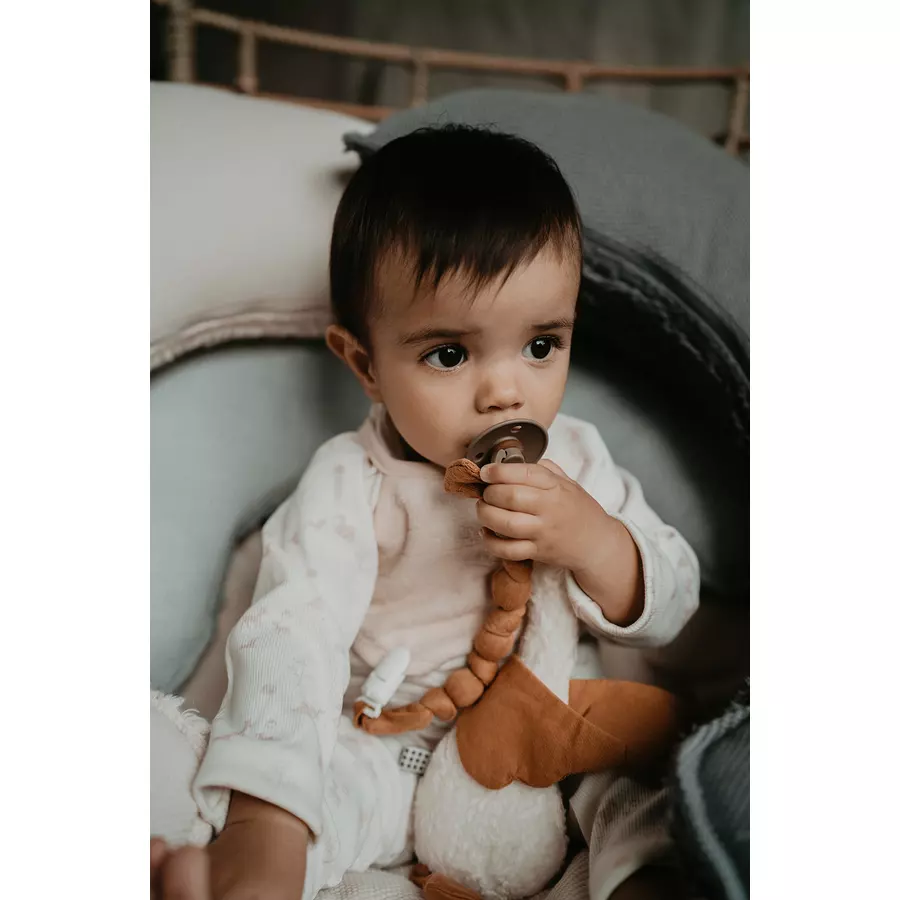 Snoozebaby Organic Schnullerband Toffee