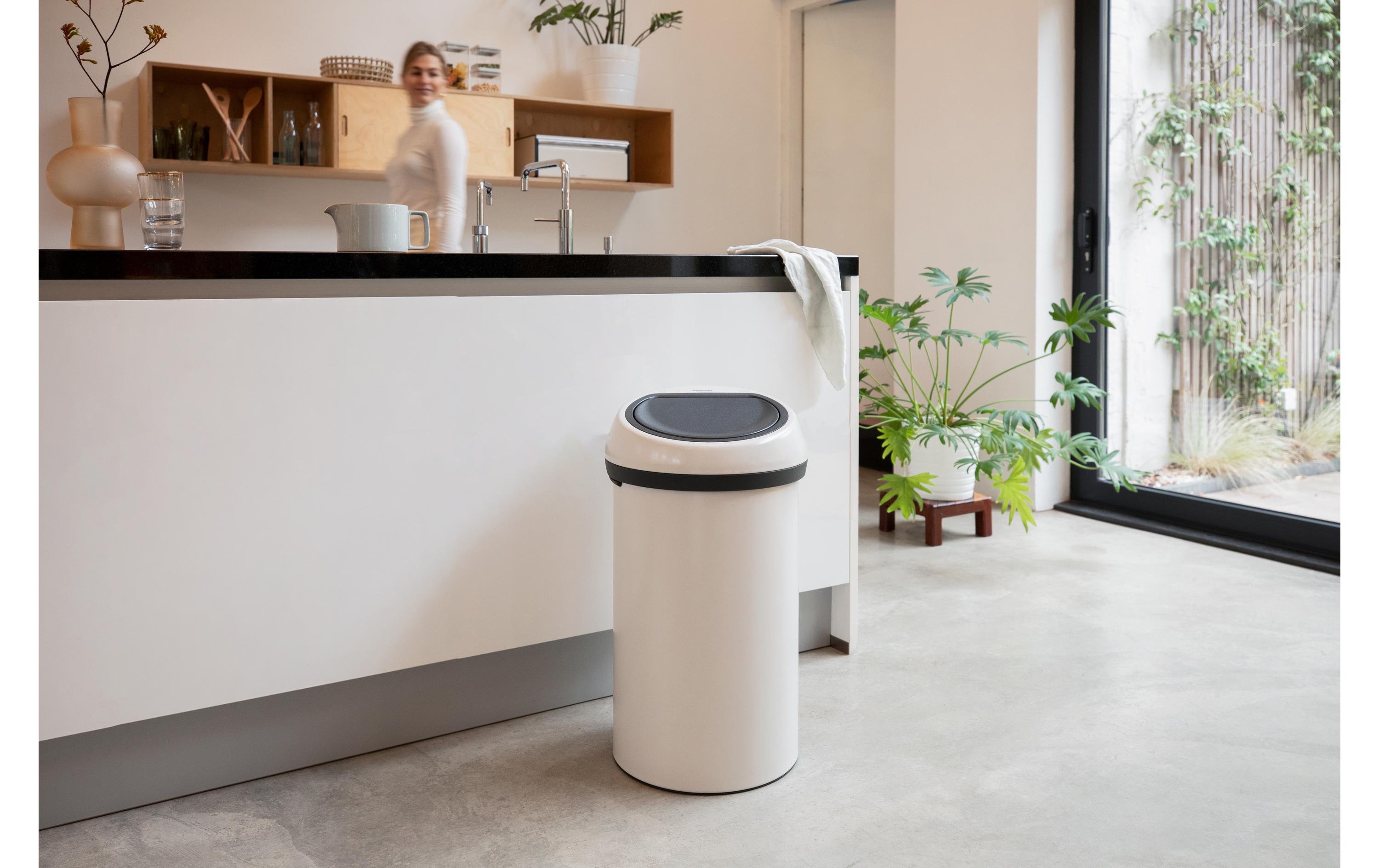 Toucheimer Touch Bin 60 l, Hellbeige<br>Platzsparender Abfallbehälter