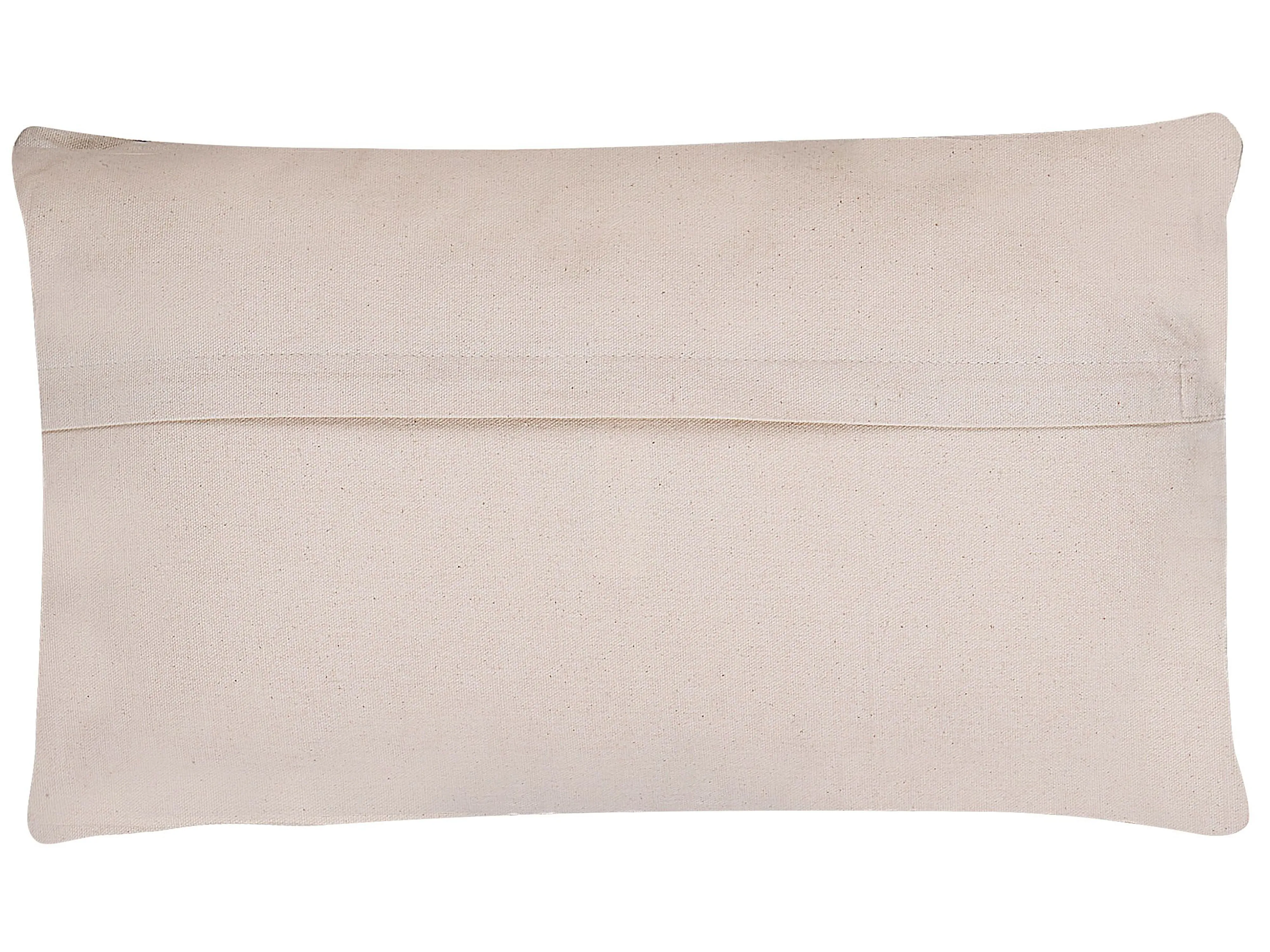 Sierkussen BETULA Katoen 30 x 50 cm Beige geometrisch patroon