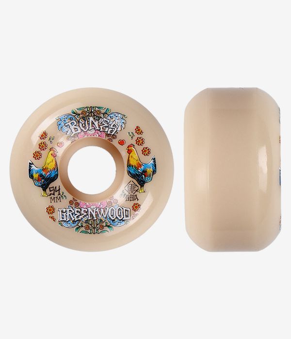 Bones STF Greenwood Decoupe V5 Rollen (white) 54mm 99A 4er Pack