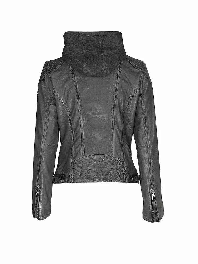 GIPSY BY MAURITIUS Lederjacke CACEY LEGV grau