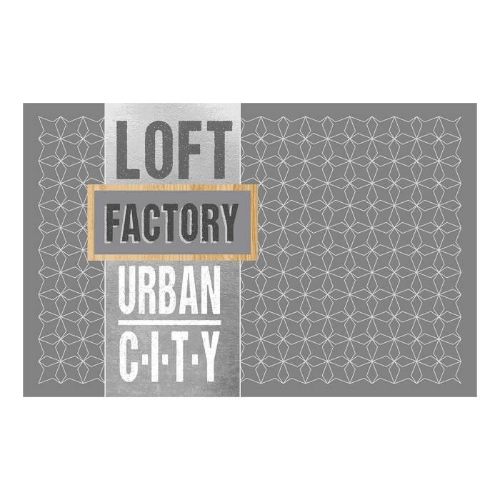 SET TABLE 28.5X44CM OPAQUE LOFT URBAIN