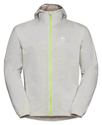 Veste imperméable Odlo Zeroweight Waterproof Gris Jaune