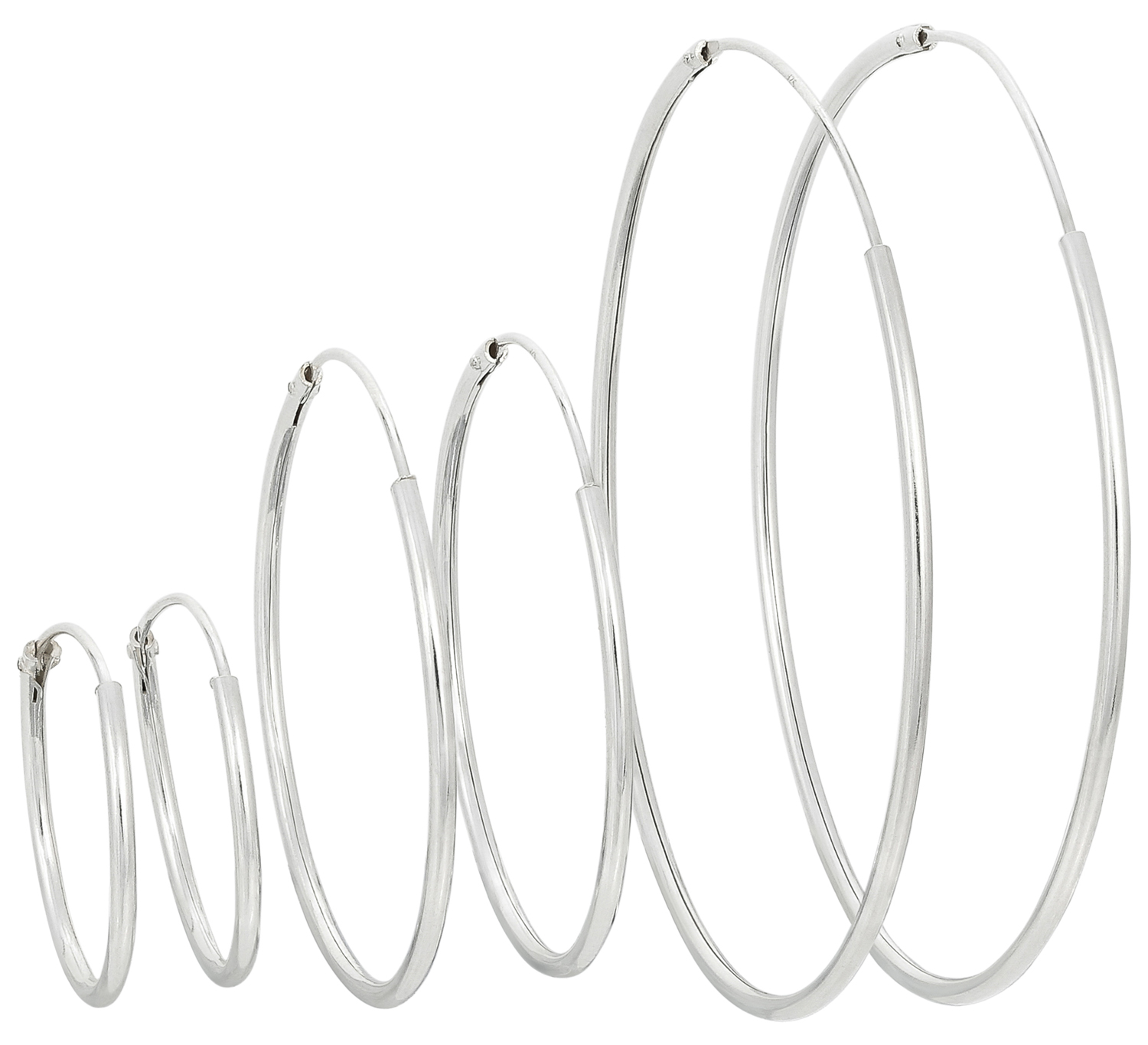 Creolen-Set - Classy Silver