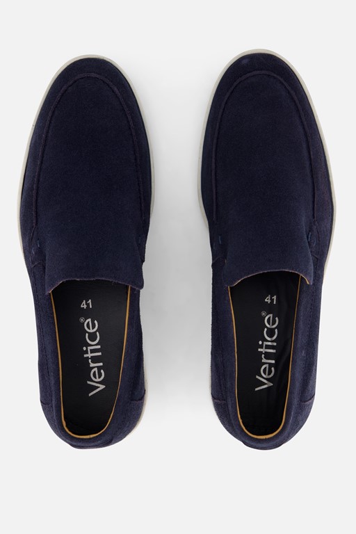 Vertice Instappers blauw Suede