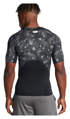 Maillot de compression Under Armour HeatGear Noir/Blanc Homme