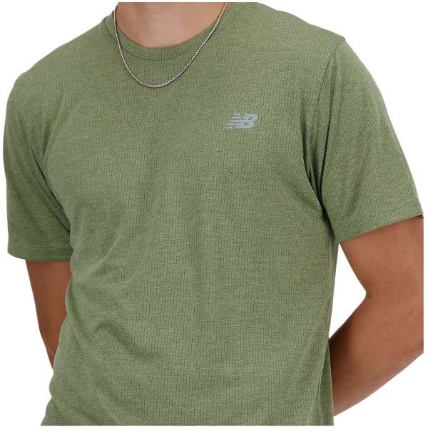 T-shirt trail NEW BALANCE ATHLETICS T-SHIRT M DARK OLIVINE