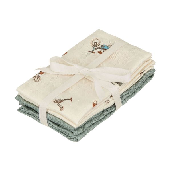 Cam Cam Copenhagen Bicycles Washand 4 Stuks