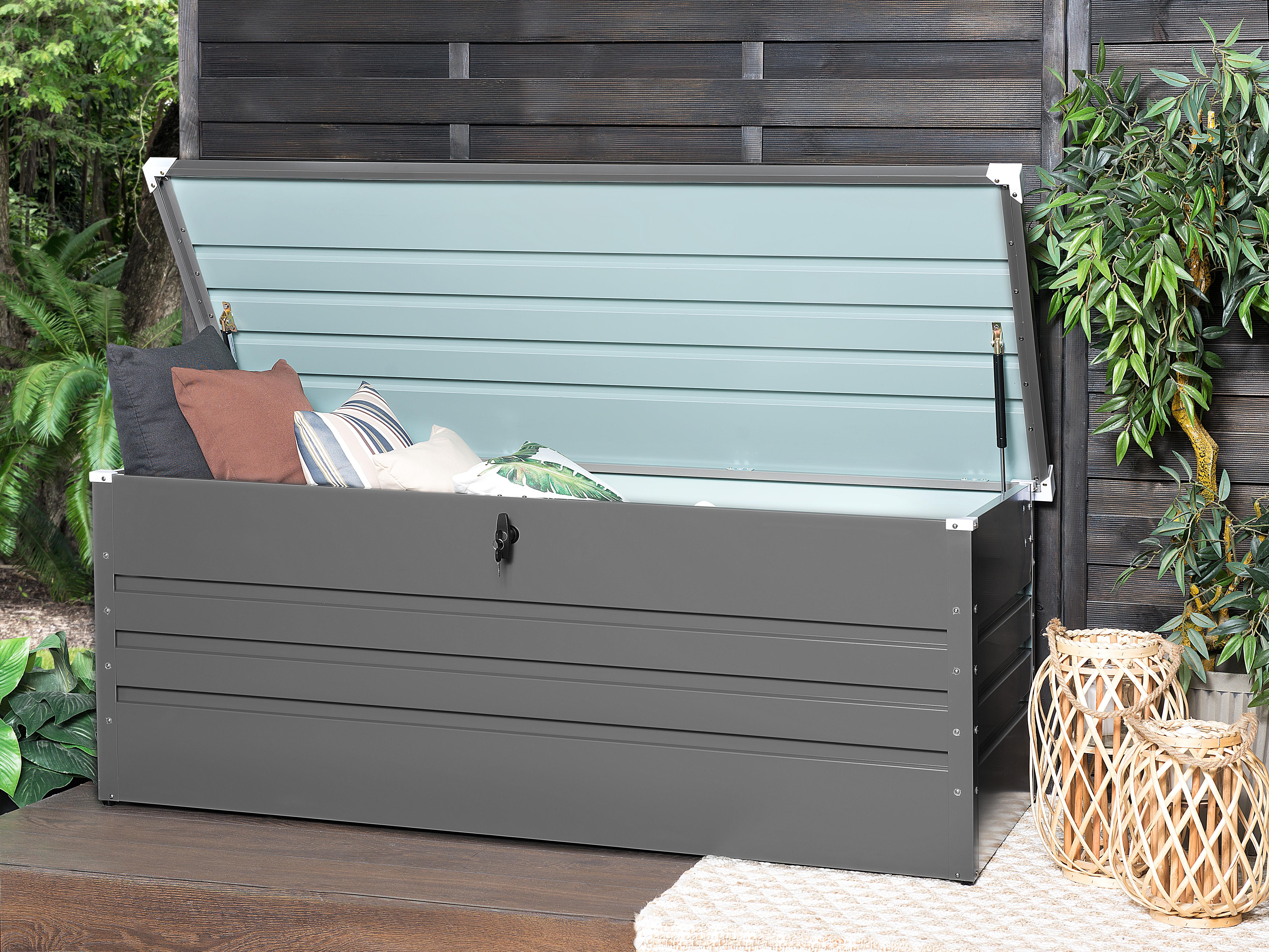 Kussenbox CEBROSA 165 cm 70 cm Grijs