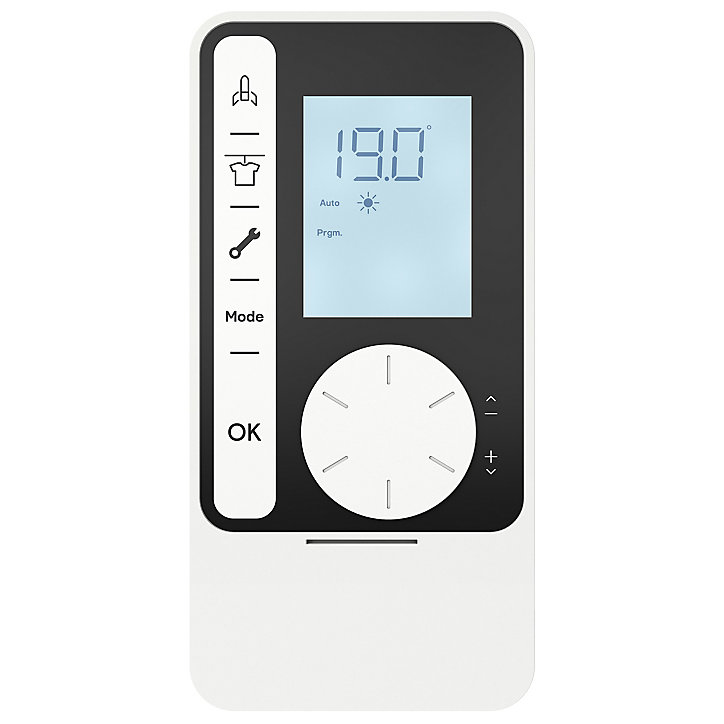 Sèche-serviettes électrique à inertie fluide GoodHome Loreto blanc 500W L.50 x P.15 x H.102 cm