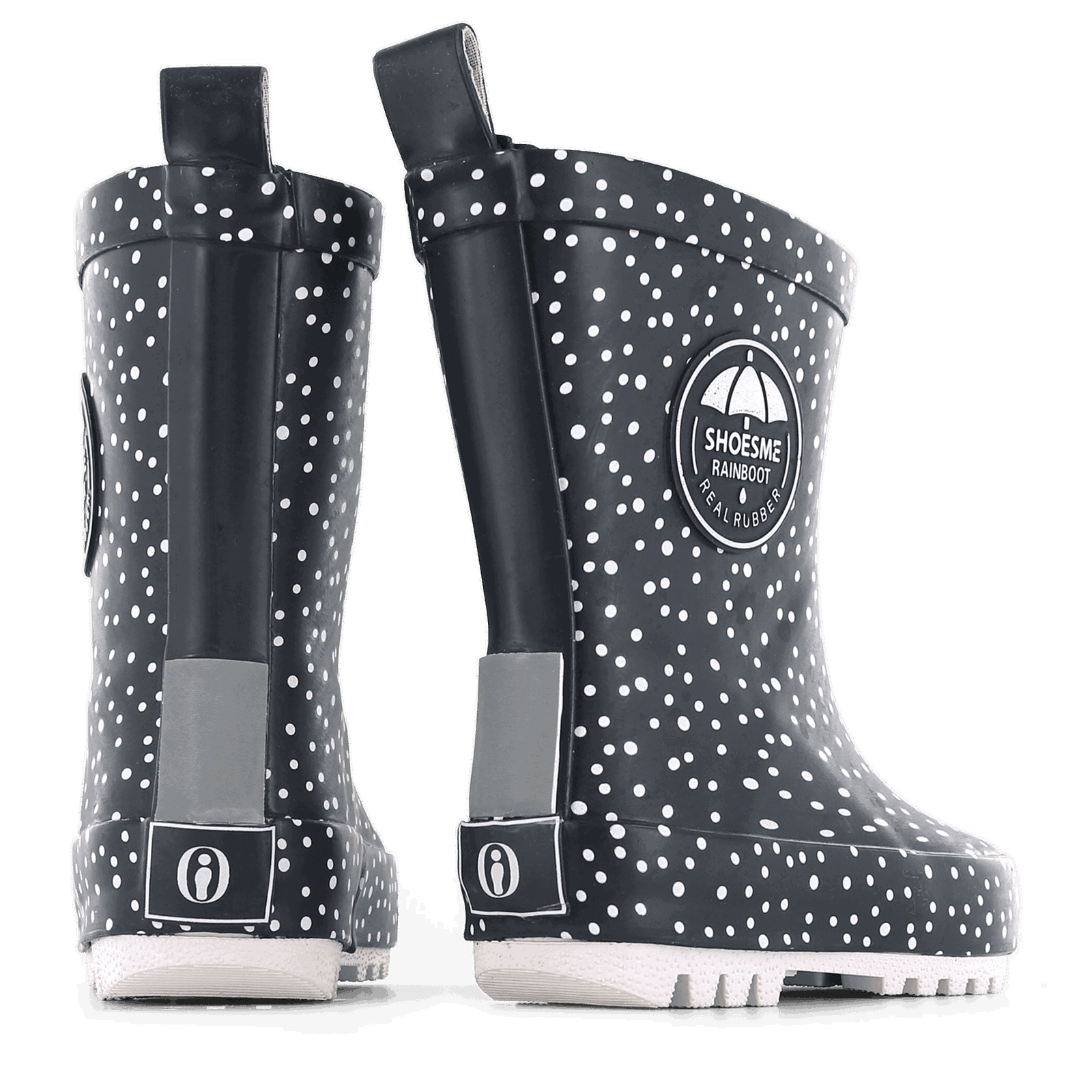 Shoesme regenlaars blauw met witte dotjes Rubber | Sale