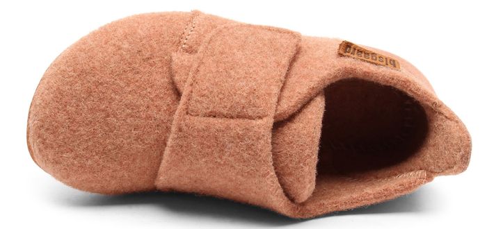 Uldhjemmesko m/Velcro