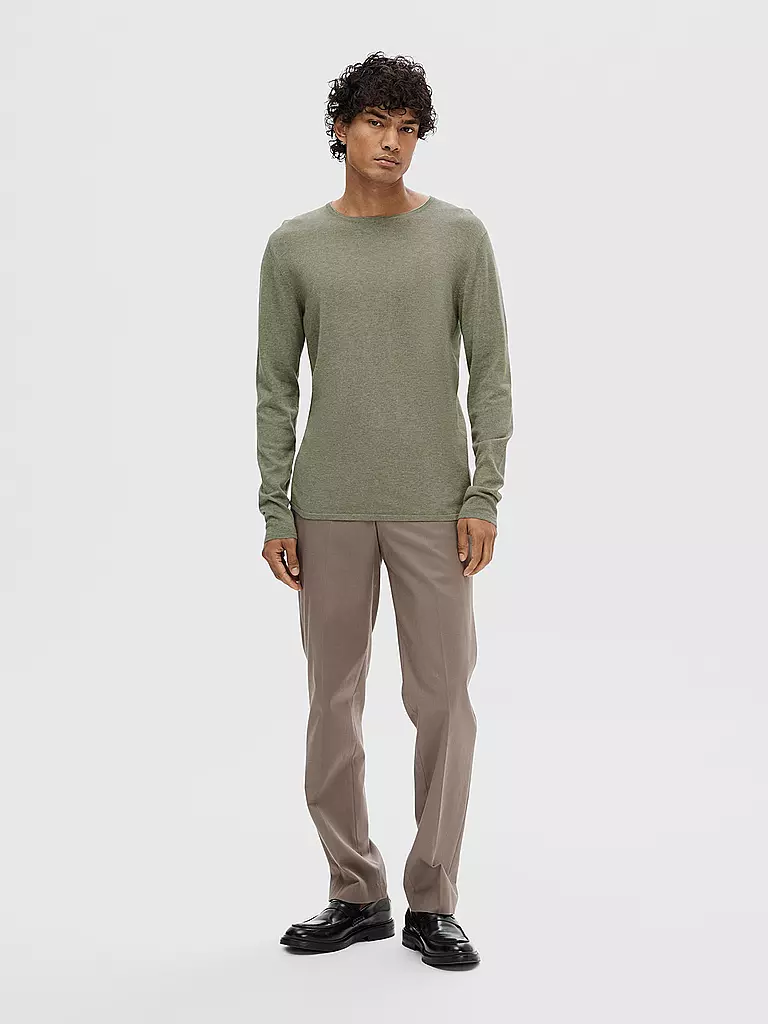 SELECTED Pullover SLHROME grün