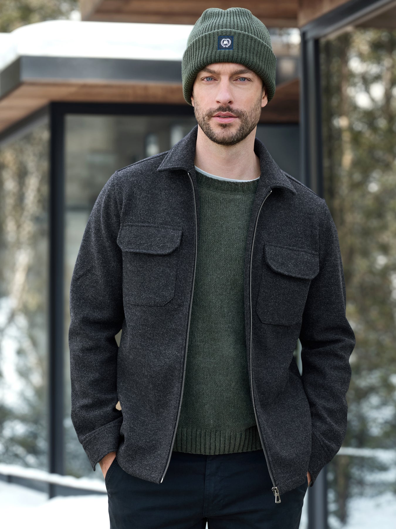 Herren Overshirt in urbanem Style