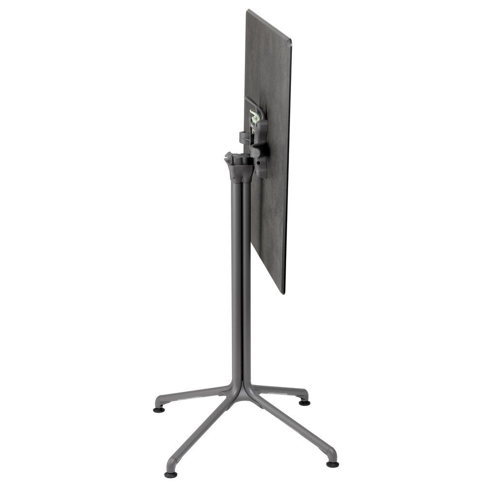 Quadratischer Esstisch 2/4-Sitzer Komforthöhe Horizon HPL Fusain