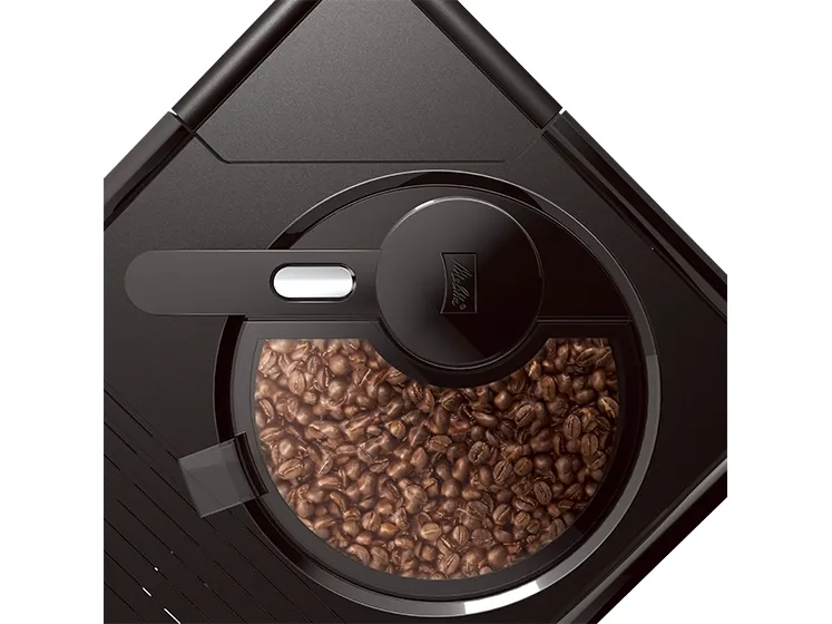 Melitta Varianza CSP, Espressomaskine, 1,2 L, Kaffebønner, Indbygget kværn, 1450 W, Metallic