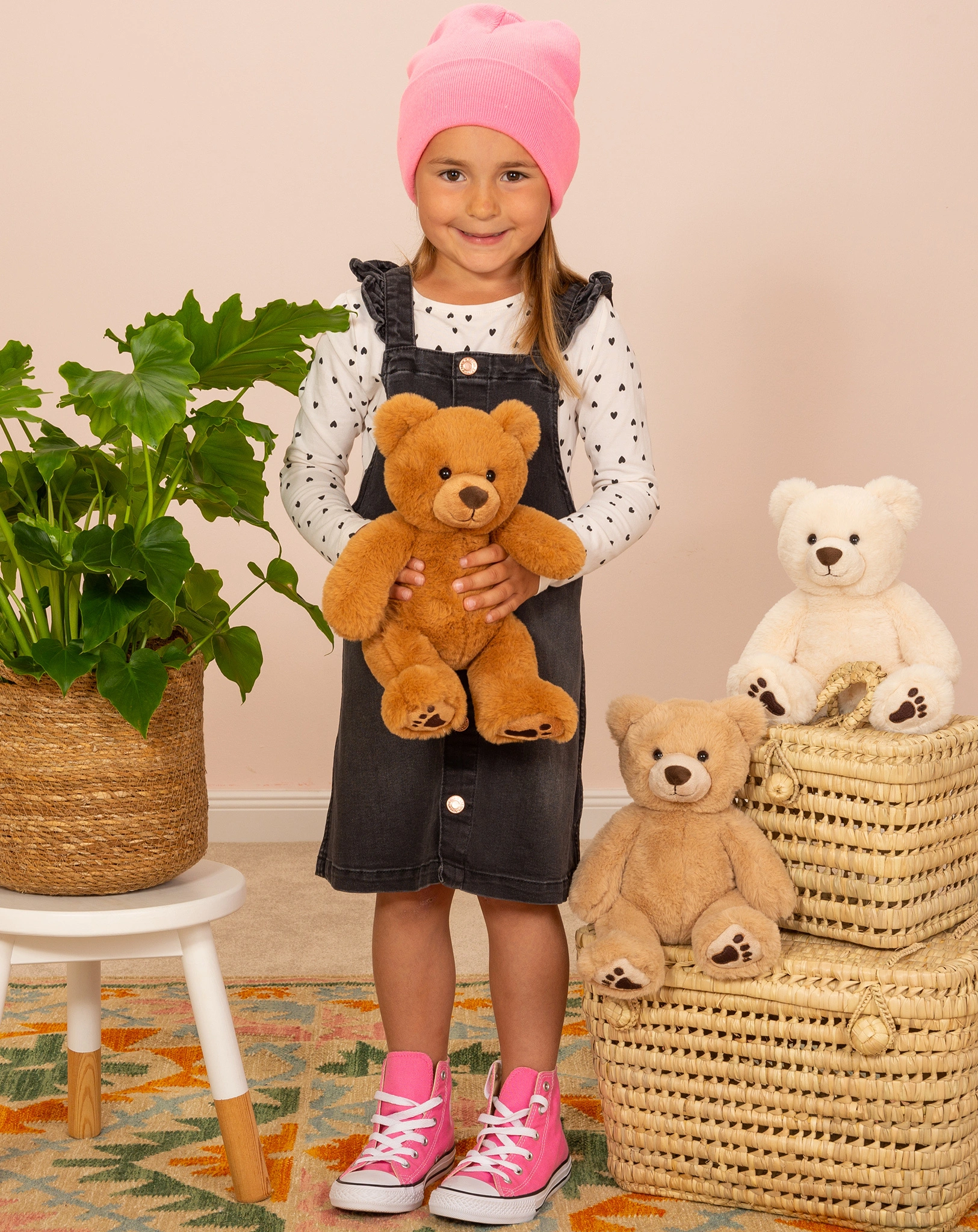 Kuscheltier TEDDY mit Tatzen (31 cm) in beige