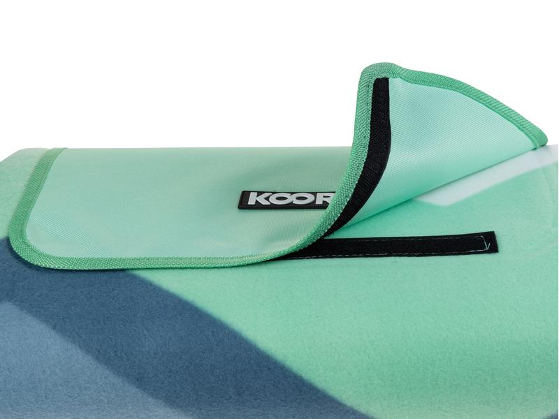 KOOR Picknickdecke Monte-Verde 200 x 200 cm Modische Picknick-Decke in sommerlichen Trendfarben