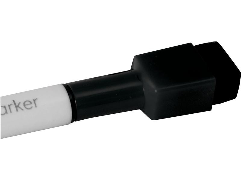 Nobo assortiert, magnethaftend 6 Stück Trocken abwischbare Mini-Marker mehrfarbig mit integriertem Radierer