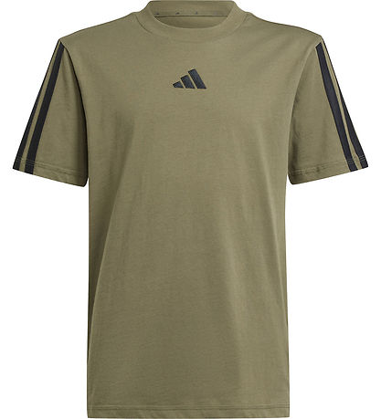 adidas Performance T-Shirt - J 3S - Olistr/Black