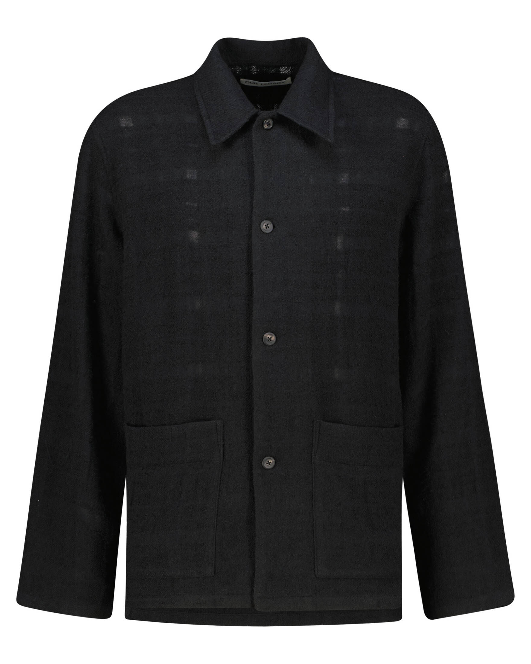 Our Legacy| Herren Hemdjacke HAVEN mit Wolle Relaxed Fit