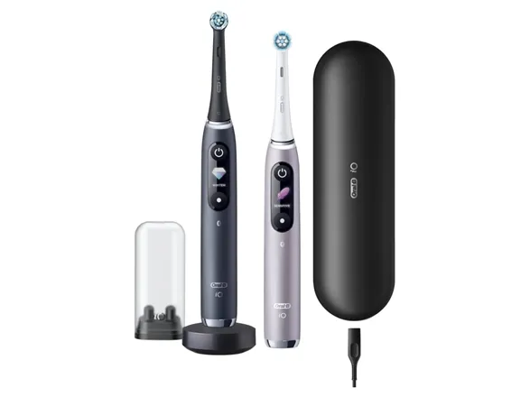 Oral-B iO 9 Series Duo Elektriske Tandbørster - Sort og Rose